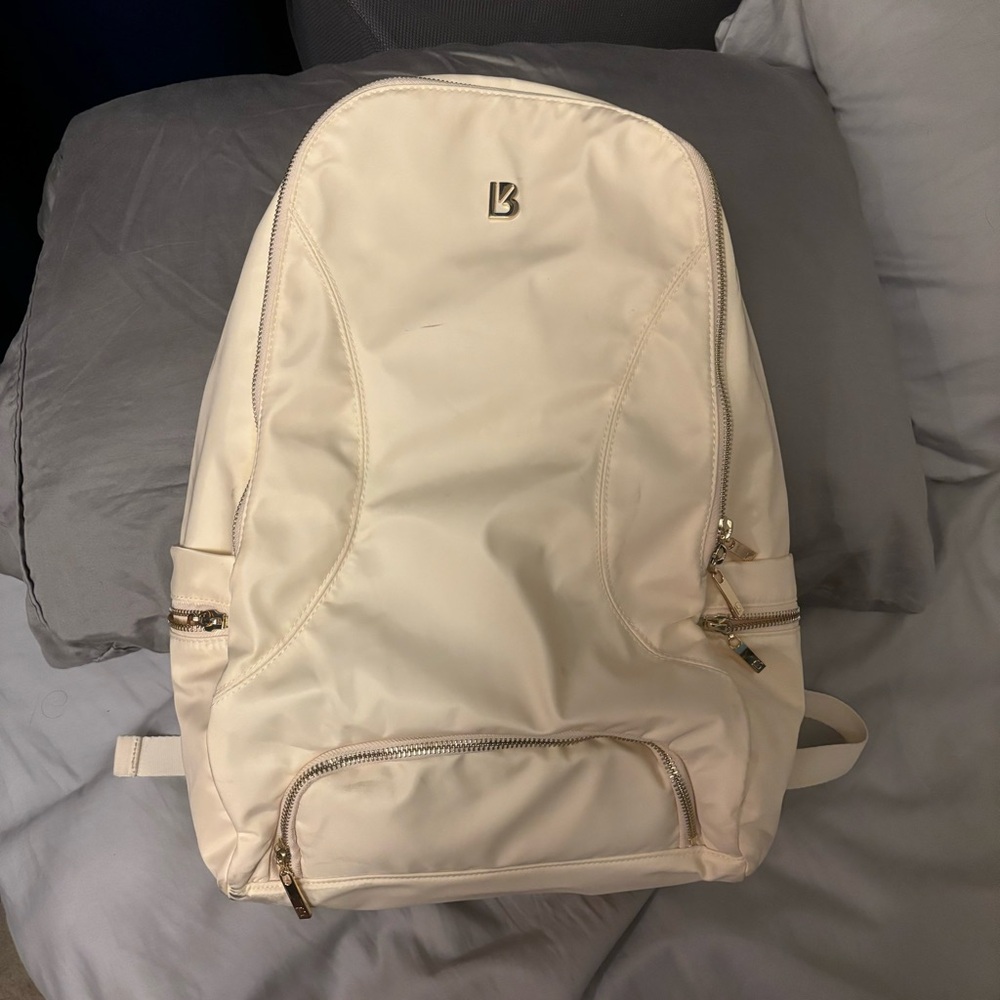 Buffbunny game changer backpack - almond milk white